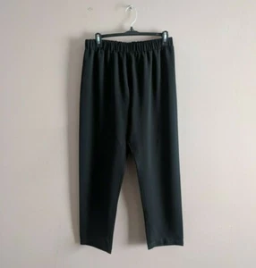 Clover Canyon Women's S Black Dress Pants Elastic Waist Solid Polyester Career - Picture 1 of 9