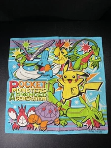 Vintage Pokemon Advanced Generation Handkerchief Pocket Monsters Nintendo - Picture 1 of 3