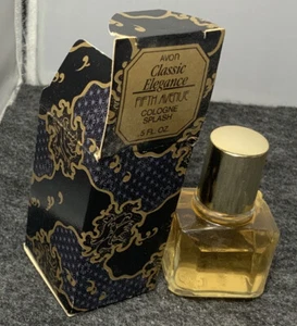 AVON Fifth Avenue .5 fl oz Cologne Splash Classic Fragrance New Old Stock 1988 - Picture 1 of 3