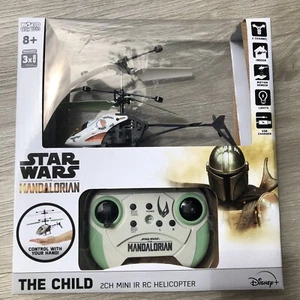 Star Wars Mandalorian Baby Yoda 2CH Mini IR RTF Electric RC Helicopter - Picture 1 of 8