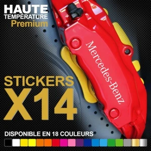 MERCEDES-BENZ - Stickers Autocollants Adhésifs Vinyles Pour Étriers de Freins - Picture 1 of 1