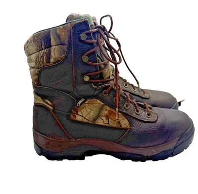 Danner High Country 7" Boots 400G Camo Mens Size 11.5 EE Goretex Realtree Vibram - Image 1 of 4