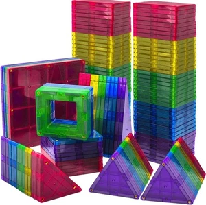 Magnetfliesen Bausteine - 113 Stück Advanced Set - MINT Spielzeug für 3+ Jahre... - Bild 1 von 4