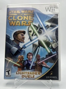 Star Wars: The Clone Wars Lightsaber Duels Nintendo Wii Game Tested CIB - Picture 1 of 4
