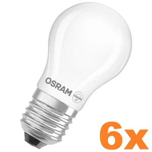 6 x OSRAM E27 LED Lampe Classic matt 3,8W wie 60W warmweißes Licht 2700K - Picture 1 of 6
