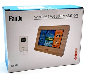 Brand New Fanju Wireless Digital Display Weather Station Model FJ3373 - Black - Picture 1 of 4