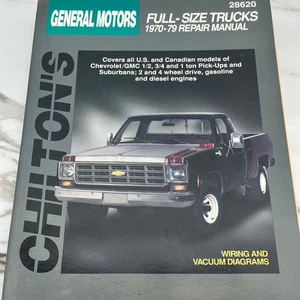Manual de reparación Chilton: camionetas Chevrolet y GMC tamaño completo 1970-1979 - Imagen 1 de 6