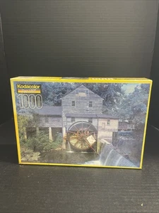 Puzzle Kodacolor Old Mill At Pigeon Forge 1000pc Sealed New - Picture 1 of 6