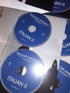 Pimsleur Approach Gold Edition Italian II 2, CD's Discs Set Language Complete - Picture 1 of 8
