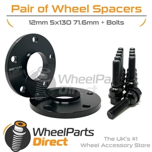 Distanziali e bulloni 12mm per Porsche Cayenne Turbo Mk2 11-17 su ruote originali - Foto 1 di 7