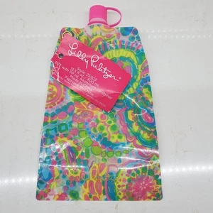 Lilly Pulitzer Come Out Of Your Shell Gift Collapsible Water Bottle 13.5 oz NEW - Picture 1 of 24