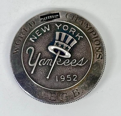 Ed Borrow's 1952 NY New York Yankees World Series Champions Pocket Watch‼️ - Image 1 of 3