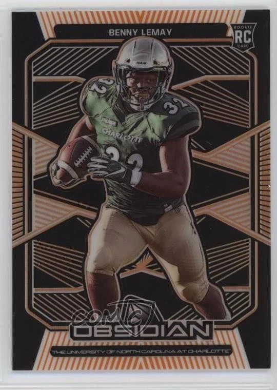 2020 Panini Obsidian Draft Picks Electric Etch Orange /25 Benny Lemay Rookie RC - Image 1 of 2