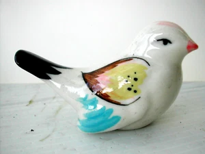 * Miniature statuette en porcelaine - L'OISEAU N° 2 - Imagen 1 de 2