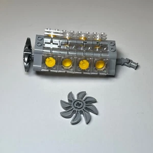LEGO Technic V8 Engine 8 Cylinder Complete READ DESCRIPTION - Picture 1 of 5