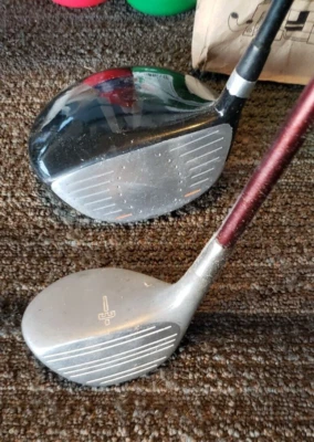 YOUNG YOUTH JUNIOR GOLF CLUBS DRIVER 5 WOOD 3 IRONS & PUTTER DRIVER 34.25 INCH - Image 1 of 4