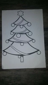 Ausmalbilder Weihnachten 4 Stück - Bild 1 von 4