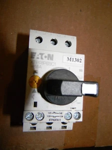 Eaton XTPR1P6BC1 1 to 1.6A Frame B Manual Motor Protector, Rotary Knob, 600V Max - Picture 1 of 1