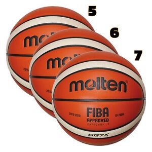 Molten GG7X PU Basketball Training Composite Leather Approved Size 5 / 6 / 7