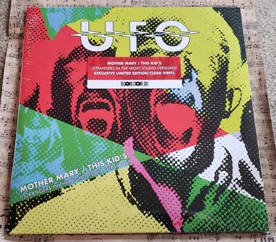 UFO - Mother Mary / This Kid's 10" Vinyl Record Store Day 2021 RSD Clear - Image 1 of 2