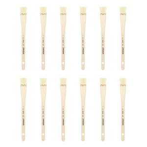 Lot of 12Pc #3 XDT Artist Hake Painting Brush Premium Goat X-Long Handle - Picture 1 of 7