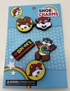 Buc-ee’s Shoe Charms Brand New Set Of 5 - Picture 1 of 3