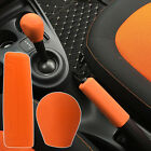Schaltknauf Handbremse Abdeckung Orange Für Smart Fortwo 453 Roadster 2015-2019