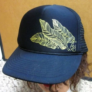 ANXD mesh trucker cap Hawaii ecology hat Kihei surf fashion w/ feather logo - Bild 1 von 3