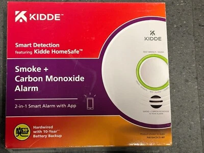 Detector inteligente de humo y monóxido de carbono con cable con alarma de voz 21031042 Foto 1 de 3