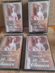 A Treasure Of All Time Classics on 4 Cassette Tapes - Picture 1 of 3