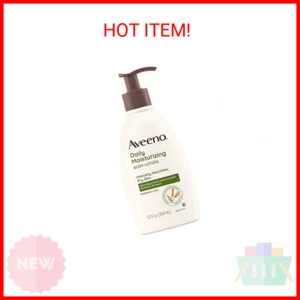 Aveeno Daily Moisturizing Body Lotion with Soothing Prebiotic Oat, 12 fl. oz (Pa - Picture 1 of 2