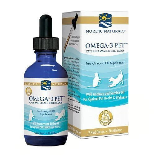 Nordic Naturals Omega-3 Pet, Cats and Small Breed Dogs Supplement