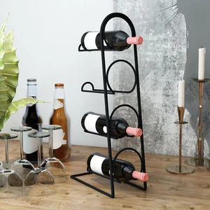 Weinregal Flaschenregal Flaschenhalter Flaschenständer Weinständer Ablage Metall - Bild 1 von 7