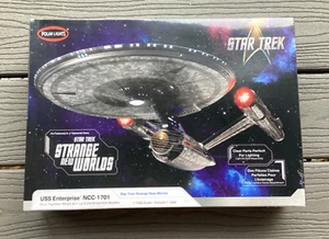 POLAR LIGHTS 1/1000 STAR TREK STRANGE NEW WORLDS USS ENTERPRISE NCC-1701 F/S 999 - Picture 1 of 24