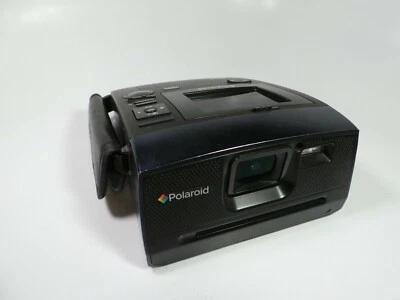 (NO CHARGER) Polaroid Z340 Instant 14.0 MP Digital Camera Black + Battery - Image 1 of 4