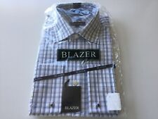 Mens Blazer Business Formal Dress French Cuff Shirt - Size 39 - Brand New
