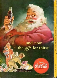 Coca-Cola Babbo Natale Pubblicità National Geographic Back Cover Dicembre 1952 - 1 - Foto 1 di 1