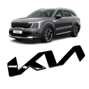Fabricante de equipos originales KIA Sorento alto brillo negro logotipo emblema para Kia Sorento 2024- - Imagen 1 de 14