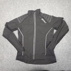 2XU Track Jacket Womens MEDIUM Black Activewear Long Sleeve Full Zip Sizes M - Picture 1 of 10