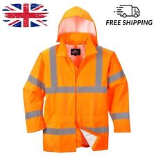 Portwest Hi Vis Rain Jacket & trousers Waterproof High Visibility Coat Work Wear