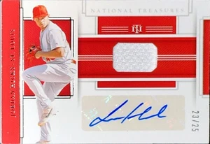 2020 Panini National Treasures Rookie Patch Auto /25 #JH Jordan Hicks Cardinals - Bild 1 von 1