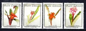 Flora - Orchidee Brasile 1992 (144) Yvert n.2078 Destra 2081 Nuovo MNH - Foto 1 di 1