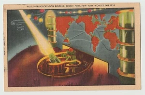 New York, New York World's Fair 1939, Transportation Building, Rocket Port #2 - Picture 1 of 2