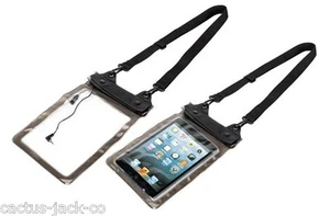WATER WEATHER RESISTANT CLEAR SLEEVE WITH SHOULDER STRAP, FOR TABLETS TO 7" - Picture 1 of 1