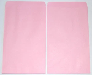 NUEVAS 20 piezas Pequeñas Bolsas de Regalo de Papel Rosa/Mercancía 4 3/4"" W x 7"" H - Imagen 1 de 1
