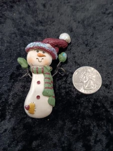 Adorable Snowman Brooch - Picture 1 of 1