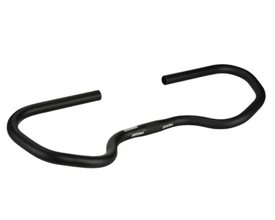 Fischer Fahrrad-Lenker Multifunktion 25,4mm ALU Schwarz Ergonomisch Lenkerbügel - Bild 1 von 4