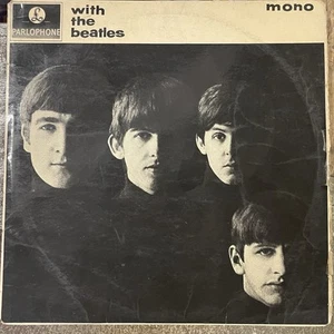 THE BEATLES WITH THE BEATLES VINYL LP 1963 ORIGINAL 1st ED UK MONO PRESS PMC1206 - Picture 1 of 7