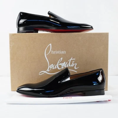 Mocasines Christian Louboutin charol diente de león en negro para hombre talla EU 41,5 Foto 1 de 4