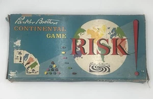 VINTAGE Risk Parker Brothers Board Game 1959 1963 RARE FIND EARLY EDITION! - Picture 1 of 10